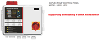 Contrôleur de pompe à eau duplex H822 avec commande entièrement automatique, personnalisation OEM, matériau ABS, interrupteur d'isolement de sécurité