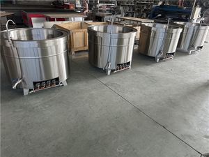 Gas Cooking Pot Electric Gas Steam Tilting Mixer Cooking <b>Equipment</b> Cooking Candy Kettle With Mixer - Product Image 4