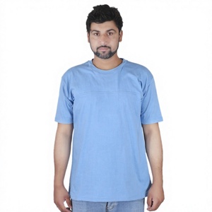 เสื้อยืดผู้ชายฮิปฮอปผ้าฝ้ายออร์แกนิค 100% สีพื้นสำหรับฤดูร้อน แห้งเร็ว ไม่ยับ พร้อมออกแบบโลโก้ด้านหน้าตามสั่ง น้ำหนัก 220 กรัม - Product Image 1