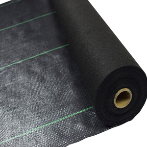 Tissu paysager non tissé en plastique PP naturel, couvre-pot, paillis, sol, anti-plastique, tapis de contrôle des mauvaises herbes pour les arbres - Product Image 1