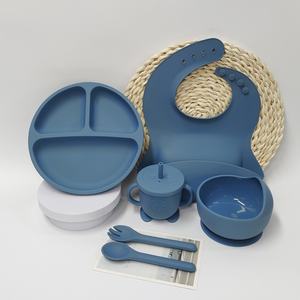 Juego de comedor para niños con diseño de oso clásico-Cuenco de silicona para bebé Cuchara Tenedor Sippy Cup - Product Image 5