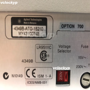 Agilent 4349B Mètre de résistance à 4 canaux avec option 700 - Product Image 5