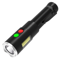 Lampe torche LED puissante, résistante aux chocs, IPX44, pour la chasse en extérieur, étanche, en alliage d'aluminium, rechargeable