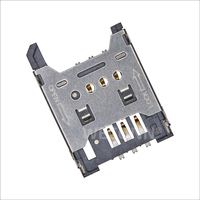 Connecteur de carte SIM à charnière WECONN IATF 16949 WL-SIM180-015 6PIN+0 H=1.80mm Conforme RoHS Personnalisable