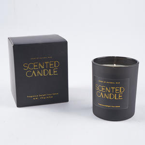 Meilleures Ventes <span class=keywords><strong>de</strong></span> Tasses en Verre Noir, Bougies Parfumées à la Cire <span class=keywords><strong>de</strong></span> Soja, Parfums Décoratifs d'Intérieur - Product Image 1