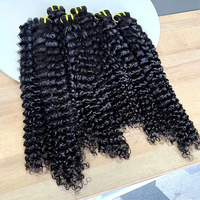 Extensions de cheveux humains vierges brésiliens 12A, 100 % naturels, bouclés, coupés, de 32 pouces, provenant de Malaisie, d'Inde et de Birmanie, qualité 12A, longs, péruviens