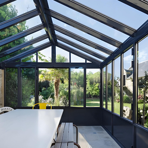 Solárium Independiente <span class=keywords><strong>de</strong></span> Vidrio Templado, Estructura Moderna <span class=keywords><strong>de</strong></span> Aluminio con Techo Plano, Diseño Ecológico para Villas <span class=keywords><strong>de</strong></span> Lujo, Hoteles y Parques - Product Image 4