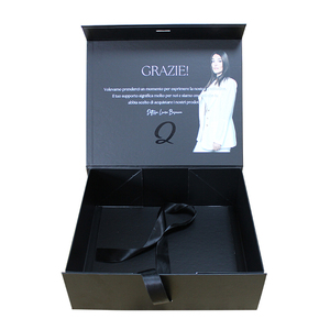 Caja de Regalo Magnética de Lujo para Cosméticos y Productos Médicos para el Cuidado de la Piel, con Cinta de Satén, Logotipo Personalizado, Empaque Rígido, Productos Estéticos Antienvejecimiento - Product Image 1