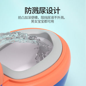 Children <b>Potty</b> <b>Training</b> Toilet Portable Toddler Seat With Lid Cartoon Design For 0-8 Years Old Kids - Product Image 2