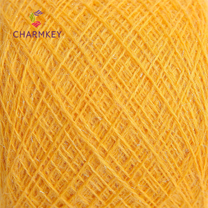 28S/2 <span class=keywords><strong>Cone</strong></span> Fluffy Stretch Kim Loại Đan Sợi Lộc Acrylic Pha Trộn Sợi Cho Mùa Đông Mặc Và Phụ Kiện Đan Crochet - Product Image 2