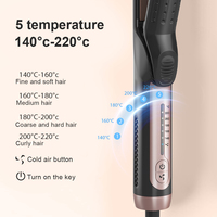 2025 Pro 2-en-1 lissage et bouclage outil de coiffure à ions négatifs, technologie vent froid nouvellement améliorée pour un bouclage rapide