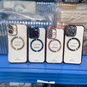 เคสโทรศัพท์ TPU ระบบแม่เหล็กชาร์จแบบไร้สายสำหรับ <span class=keywords><strong>iPhone</strong></span> 16 15 14 13 <span class=keywords><strong>11</strong></span> PRO MAX ทำ<span class=keywords><strong>จาก</strong></span>วัสดุ PC - Product Image 3