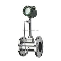 Medidor de flujo de aire comprimido de vórtice de agua pura sanitaria de inserción de buena calidad