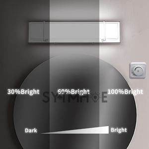 Lampes de vanité 18W pour salle de bain AC 85-265V 640mm ODM 2 ans de garantie Construction CCT Appliques de bain LED interchangeables <span class=keywords><strong>au</strong></span>-<span class=keywords><strong>dessus</strong></span> du <span class=keywords><strong>miroir</strong></span> - Product Image 6