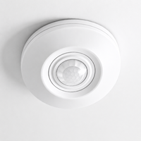 Détecteur de mouvement PIR RZ036 10A en matériau ignifuge pour PC, détection humaine à 360 degrés, montage au plafond, interrupteur de détection de mouvement