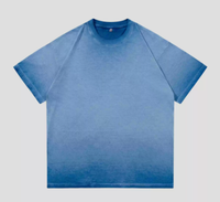 T-shirt ample pour homme en pur coton lavé, 300 GSM, impression personnalisée, style urbain, vente en gros et personnalisation sur mesure