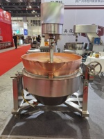 Mélangeur de caramel commercial en cuivre 260L | Mélangeur de cuisson de bonbons pour la production de caramel et de caramel