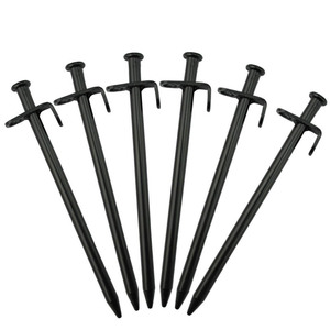 Extérieur Robuste En Acier Forgé Incassable <span class=keywords><strong>Camping</strong></span> Tente Piquets Peg Pour Endroit Rocheux - Product Image 1