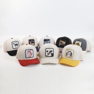 หมวกแก๊ป Gorrsa Animal Cap Trucker แบบ 5 ชิ้น ตาข่ายระบายอากาศสำหรับฤดูร้อน ลายเต่าปักลายเก๋ไก๋ แฟชั่นสำหรับปั่นจักรยาน ตกปลา - Product Image 5