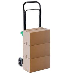 공장 도매 접이식 핸드 트럭 2 1 다기능 돌리 원예 잔디 잎 가방 지원 플랫폼 트럭 카트 - Product Image 3