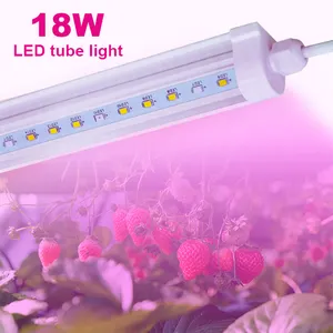 IP67 Impermeabile 6500K 9000K di coltura idroponica T8 4 ft luce del tubo del LED 18W 36W verticale agricoltura led coltiva la luce