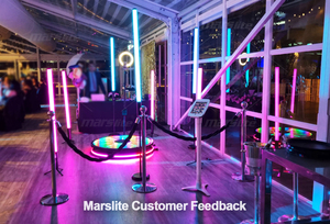 Baterai nirkabel 360 Pixel tabung Set IP65 tahan air Rgb luar ruangan isi ulang Dj klub pesta Bar Led tabung lampu - Product Image 2