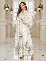 Robe décontractée élégante traditionnelle arabe Dubaï vêtements pour femmes Abaya vintage élégante robe de bal