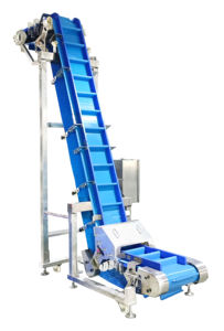 Waterdichte hellende transportband met zelfreinigende PU-band - Ontworpen voor het hanteren van snacks en voedsel - Product Image 4