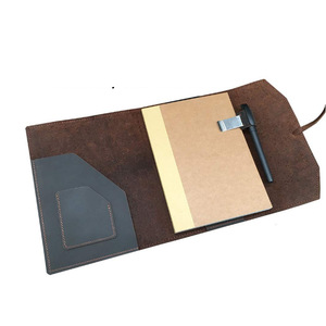 Funda de cuero vintage para cuaderno de viaje, funda protectora para cuaderno hecha a mano, funda personalizada para cuaderno/diario. - Product Image 5