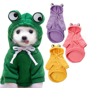 Hoodie Anjing Polos Polyester Custom Pabrik dengan Kantong, Grosir, Hangat untuk Musim Dingin, Sweater Hewan Peliharaan untuk Anjing Kecil dan Kucing - Chihuahua, French Bulldog - Product Image 5