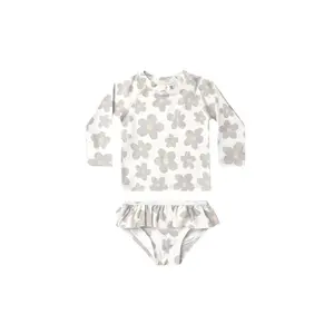 2024 new design models naughty child beach swimsuit toddler baby girl cute dinosaur pattern strap separate swimwear