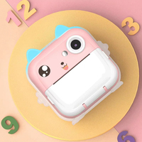 Cámara Instantánea para Niños Q5, Cámara Infantil Divertida con Impresión Térmica, Mini Cámara Digital de Dibujos Animados, Regalo, Foto Instantánea de Alta Definición