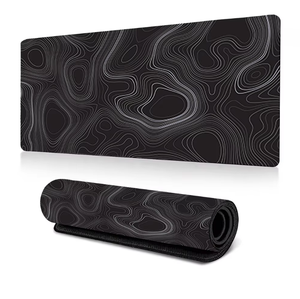 Alfombrilla de Ratón <span class=keywords><strong>para</strong></span> Juegos XXL Grande, Abstracta, Líquida, Lavable, con Borde Cosido de Goma Antideslizante, Compra en Línea en China - Product Image 1