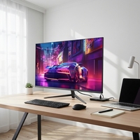 Moniteur PC Gamer 24 27 32 pouces, écran LED 165Hz, écran incurvé HD, écran d'ordinateur de jeu de bureau