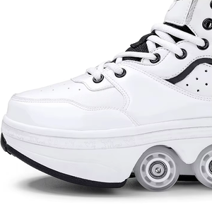 SeeMore Zapatillas con Ruedas de Alta Calidad para Niños con Ruedas Dobles con Luz LED, Zapatillas de Patinaje para Hombres y Mujeres 2 en 1 - Product Image 4