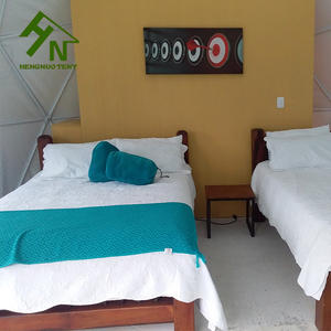 Prefab Terisolasi Geo Dome Tahan Air Camping Geodesic Dome <span class=keywords><strong>Tenda</strong></span> <span class=keywords><strong>Tenda</strong></span> dengan Tirai - Product Image 6