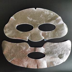 Silver foil <strong>facial</strong> <strong>mask</strong> dry <strong>cloth</strong> cotton for face <strong>mask</strong> sheet paper raw material fabric skin care <strong>facial</strong> <strong>mask</strong> sheet - Product Image 3