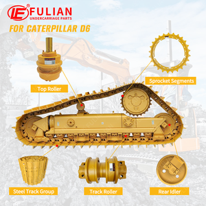 D6รถปราบดินช่วงล่างแทร็กโซ่แทร็กประกอบลิงค์สำหรับ D6R <span class=keywords><strong>D6C</strong></span> หนอนผีเสื้อ D6H D6M - Product Image 3