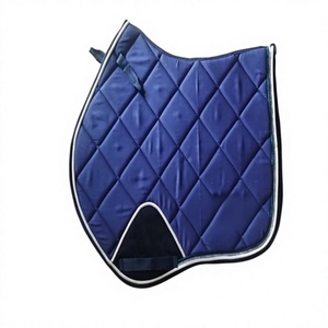 Almohadilla de Montar Acolchada Azul para Salto, Almohadilla Multiusos para Montar a Caballo, Forro Polar, Material de Poliéster, Equino, Riding House Kanpur India - Product Image 1