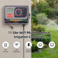 Pengatur Waktu Penyiraman Digital LCD Plastik untuk Rumput, Dalam & Luar Ruangan, Kebun, Pengontrol Irigasi Cerdas, Rumah & Pertanian