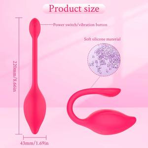 Dildo vibrator für Frauen Sexspielzeug Dildos Paar Lesben Springen Ei Voll paket Mango 9-Frequenz-App Wirele Fernbedienung <span class=keywords><strong>Vib</strong></span> - Product Image 4