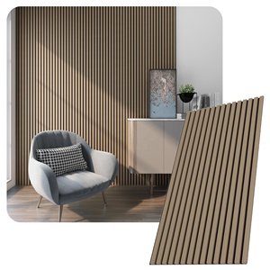 Rifornimento della fabbrica 240 <span class=keywords><strong>cm</strong></span> 270 <span class=keywords><strong>cm</strong></span> 300 <span class=keywords><strong>cm</strong></span> di <span class=keywords><strong>legno</strong></span> alta acustica <span class=keywords><strong>pannelli</strong></span> di parete per animali domestici feltro e <span class=keywords><strong>legno</strong></span> impiallacciatura di noce Slat Akupanel per camera d'albergo - Product Image 1