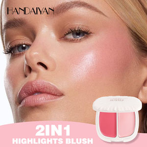 HANDAIYAN, combinación de 6 colores multiusos, textura suave Natural, resaltador de perlas, paleta de polvos de Gel, rubor, maquillaje facial, cosméticos - Product Image 5