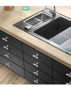 WEKIS High Quality Crystal Acrylic Modern Pull Handles and Decorative Drawer <b>Knobs</b> <b>for</b> Kitchen and <b>Dresser</b> Cabinets - Product Image 5