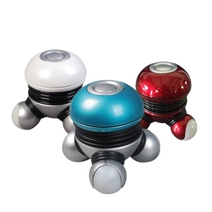 Luyao-vibrador de masaje corporal de tres piernas, masajeador vibratorio con batería, Mini con luces flash de colores - Product Image 1
