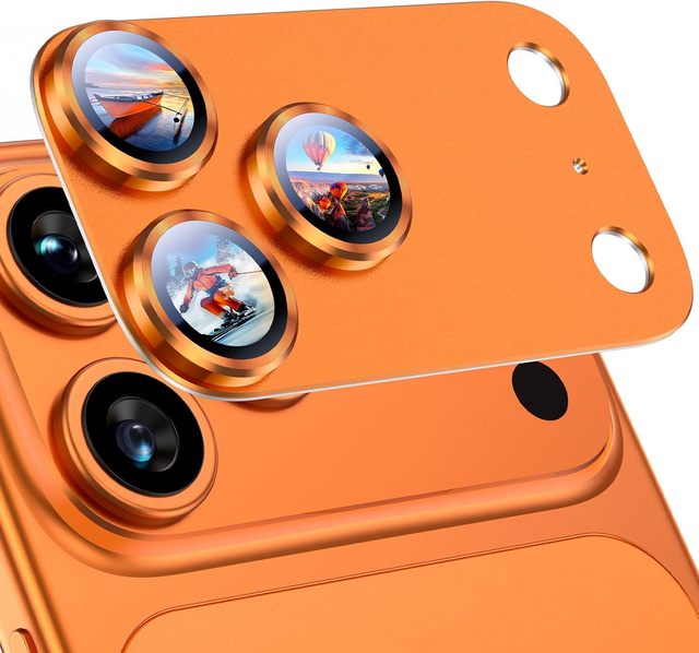 Mobile Phone Glass Camera Lens Protector 9H Hardness 2.5D High Alumina Tempered Glass Screen Protector for iphone 17 Pro Max
