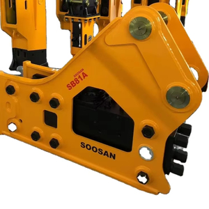 Moteur de marteau burineur hydraulique pour brise-roche SB81A, type latéral de pompe de boîte de vitesses, diamètre de burin 140 mm, 18-26 tonnes, garantie 1 an - Product Image 1