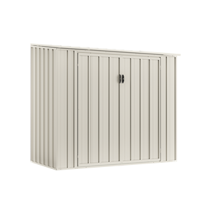 Cobertizo de almacenamiento para jardín, caja de almacenamiento de Metal de fácil montaje, cobertizo para muebles de Patio, armario de almacenamiento al aire libre, 2 unidades - Product Image 5