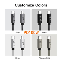 Vente en gros d'usine UNIEAN Câble USB 100 240w 3.2 w 5A Type C Câble de charge rapide USB Câbles de données pour iPhone vers Android