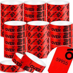 RFID <span class=keywords><strong>NFC</strong></span> F08 칩 도매 저렴한 맞춤형 디지털 및 실크 스크린 잉크젯 인쇄 Tyvek 완장 결혼식 졸업을위한 이벤트 - Product Image 4